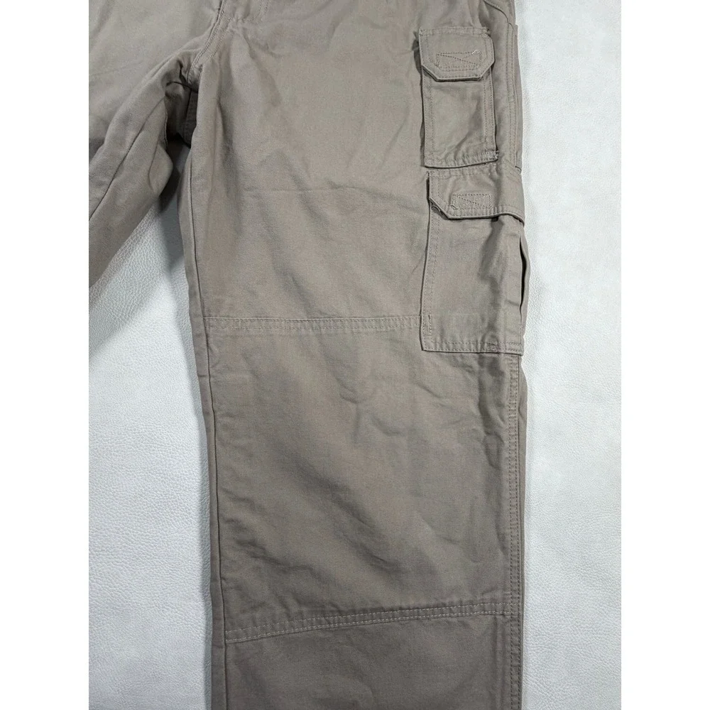 5.11 Tactical Series Mens 38x32 Khaki Tan Cotton Canvas‎ Utility Hiking Pants